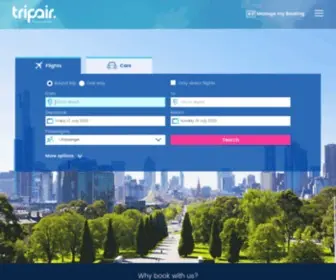Tripair.com.au(Cheap flights) Screenshot
