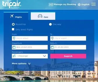 Tripair.com(Cheap flights) Screenshot