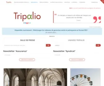 Tripalio.fr(Tripalio, le premier site en ligne d'information sociale, et la première open database sociale) Screenshot