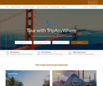 Tripanywhere.in(HTML Responsive Template for Tour Agency or Company) Screenshot