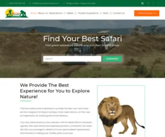 Tripcareadventures.com(Best Luxury African Combination Safari) Screenshot