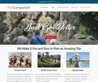 Tripcompanion.com(Private Tours) Screenshot