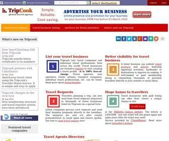 Tripcook.com(Promote your travel business with Tripcook) Screenshot
