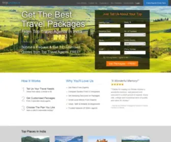 Tripcrafters.com(Online Travel Marketplace) Screenshot