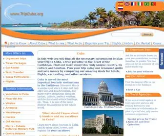 Tripcuba.org(Trip to Cuba & Travel Guide) Screenshot