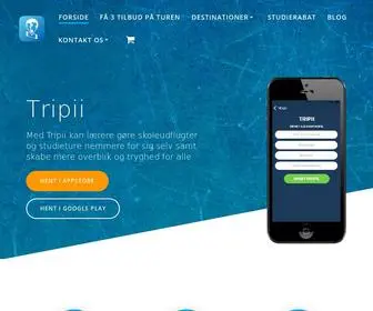Tripii.dk(App for lærere) Screenshot