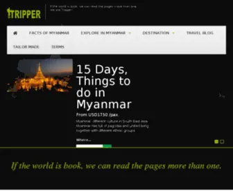 Tripinmyanmar.com(Trip In Myanmar(Tourism Directory)) Screenshot