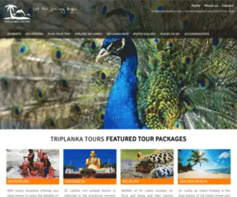 Triplankatours.com(TripLanka Tours) Screenshot