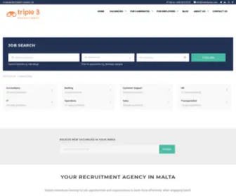 Triple3Group.com(Triple Three Group) Screenshot
