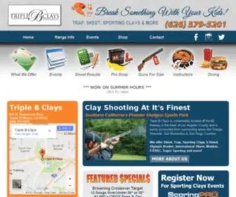 Triplebclays.com(Triple B Clays) Screenshot