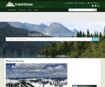 Tripleblaze.com(Go Camping & Hiking) Screenshot