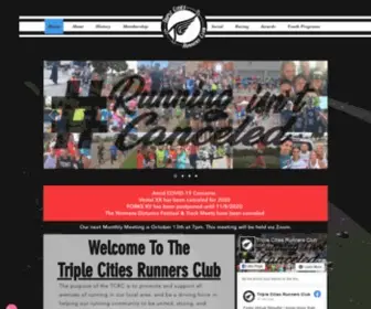 Triplecitiesrunnersclub.org(Triple Cities Runners Club) Screenshot