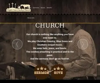 Triplecrosscowboychurch.org(Triple Cross Cowboy Church of Hood County) Screenshot