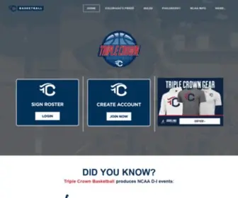 Triplecrownbasketball.com(Triple Crown Basketball) Screenshot