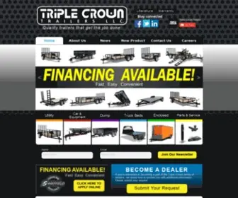 Triplecrowntrailers.com(Triplecrowntrailers) Screenshot