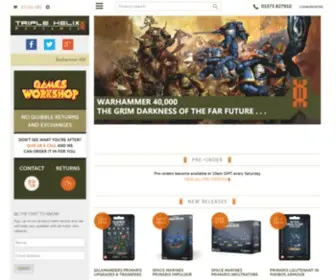 Triplehelixwargames.co.uk(Warhammer Games store) Screenshot