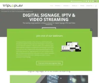 Tripleplay.tv(IPTV & Digital Signage) Screenshot