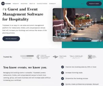 Tripleseat.com(Event Management Software Built for Hospitality People) Screenshot