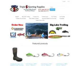 Triplessportingsupplies.com(Triple S Sporting Supplies) Screenshot