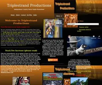 Triplestrandproductions.com(Triplestrand Productions) Screenshot