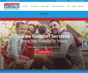 Tripletheating.com(Heating & AC Service Provider in Utah & Washington County) Screenshot