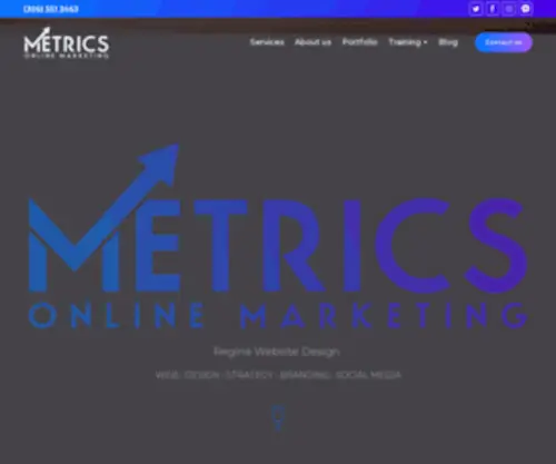 Triplethreedesigns.com(Metrics Online Marketing) Screenshot