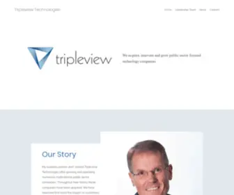 Tripleview.com(Acquire, Innovate & Grow Local Government Solutions) Screenshot