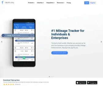 Triplogmileage.com(Automatic Mileage Tracker App) Screenshot