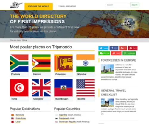 Tripmondo.com(Tripmondo) Screenshot