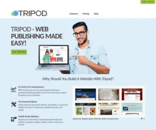 Tripod.de(Build a Free Website with Web Hosting) Screenshot