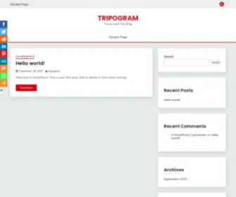 Tripogram.com(Travel and Trip Blog) Screenshot