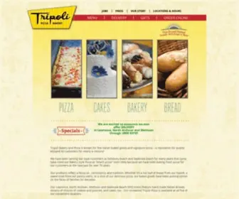Tripolibakery.com(Tripoli Pizza Bakery) Screenshot