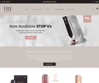 Tripollarbeauty.com(TriPollar Official Website) Screenshot