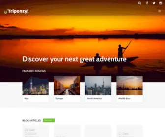 Triponzy.com(Discover your next great adventure) Screenshot