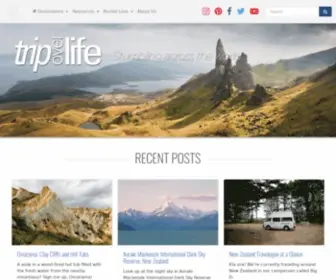 Tripoverlife.com(Travel Blog) Screenshot