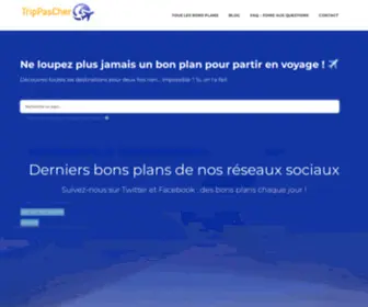 Trippascher.com(Trip Pas Cher) Screenshot