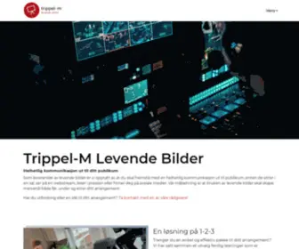 Trippelm.no(Trippel-M Levende Bilder) Screenshot