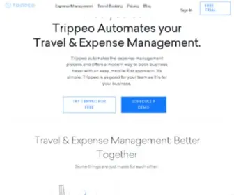 Trippeo.com(Business Travel & Expenses Automated) Screenshot