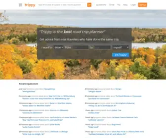 Trippy.com(Best road trip planner) Screenshot