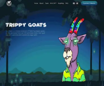 Trippygoats.xyz(Trippy Goats) Screenshot
