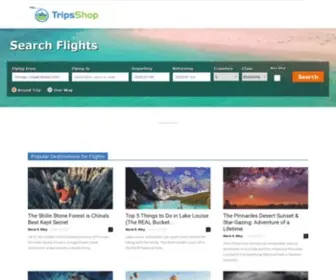 Trips-Shop.com(Flight Deals and Price Comparison from Hundreds of Airlines) Screenshot