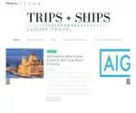 Tripsandships.com Screenshot