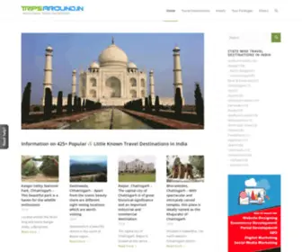 Tripsaround.in(Indias Exotic Travel Destinations) Screenshot