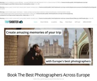 Tripshooter.com(Destination & Vacation Photographers in Europe) Screenshot