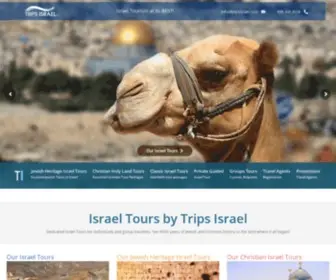 Tripsisrael.com(Trips Israel LLC) Screenshot