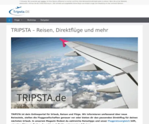 Tripsta.de(Günstige) Screenshot