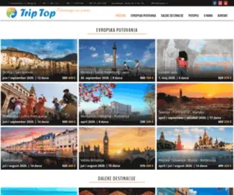 Triptop.rs(Trip Top Putovanja) Screenshot