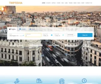 Triptovia.com(Home) Screenshot