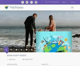 Triptravia.com(Flight Booking) Screenshot