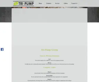 Tripump.com(Industrial Pump Solutions) Screenshot